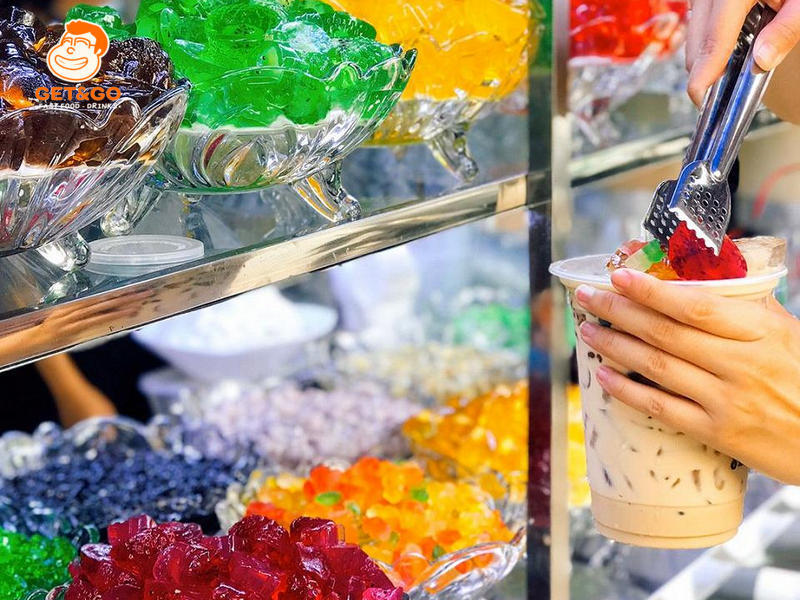 Mô hình quán trà sữa trân châu